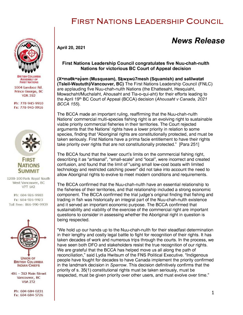 thumbnail of 04-20-2021-FNLC release re BCCA decision in Ahousaht FINAL